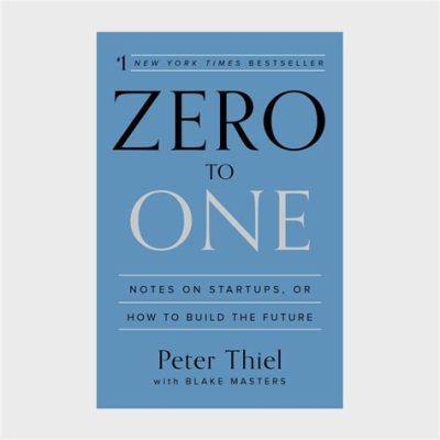  Zero to One: Notes on Startups, or How to Build the Future A Journey into the Uncharted Territory of Innovative Thinking